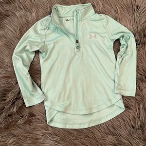 Mint 1/4 Zip Under Armour Pullover